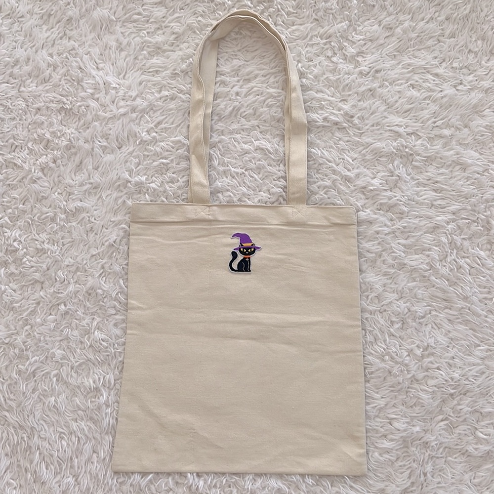 Halloween Handmade Canvas Tote Bag - Picture 8 of 9